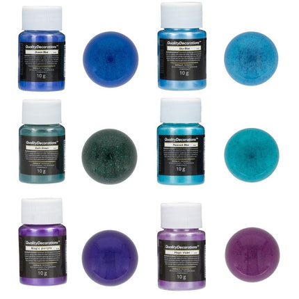 Metallic Pigment Poeder | QualityDecorations™ | Set van 23 kleuren - #itsokay#