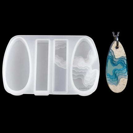 Siliconen Mal 3d Landschap Ketting - #itsokay#
