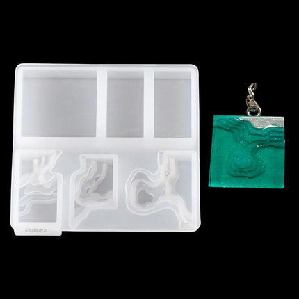 Siliconen Mal 3d Landschap Ketting - #itsokay#