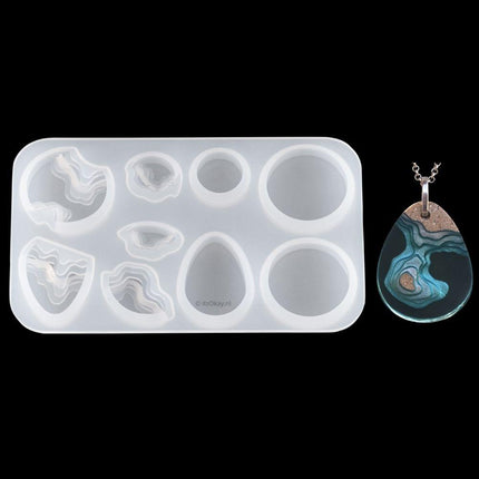 Siliconen Mal 3d Landschap Ketting - #itsokay#