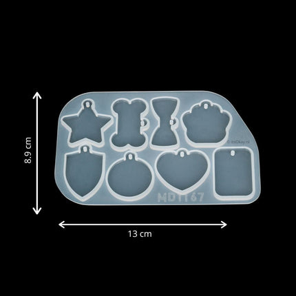 Siliconen Mal 8 Hondenpenningen / Dogtags - #itsokay#