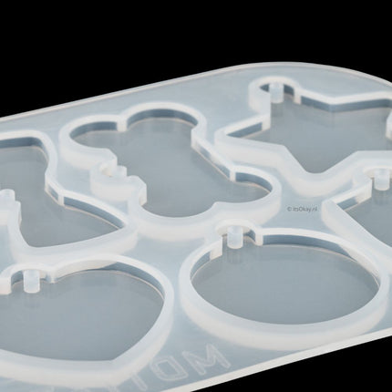 Siliconen Mal 8 Hondenpenningen / Dogtags - #itsokay#