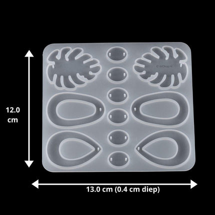 Siliconen Mal Bladvormige en Ovale Hangers - #itsokay#