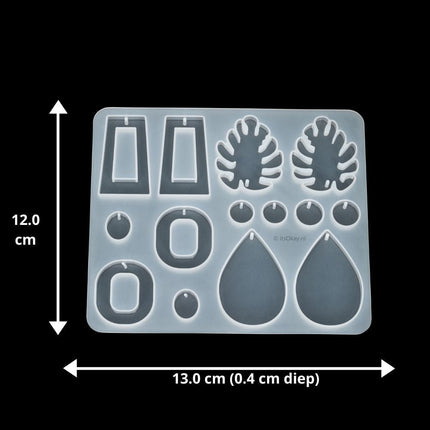 Siliconen Mal Bladvormige en Ovale Hangers - #itsokay#