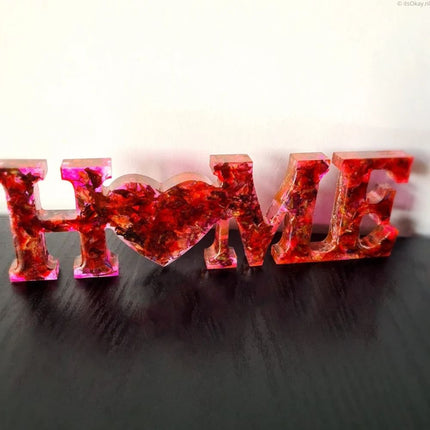 Siliconen Mal Decoratie Tekst Love, Home of Family - #itsokay#