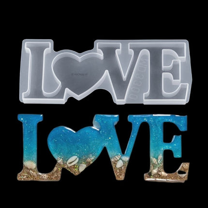 Siliconen Mal Decoratie Tekst Love, Home of Family - #itsokay#