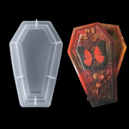 Siliconen Mal Doodskist / Grafkist - #itsokay#