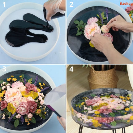 Siliconen Mal Epoxy Tafel Rond - #itsokay#