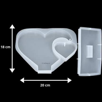 Siliconen Mal Fotolijst Hart - #itsokay#