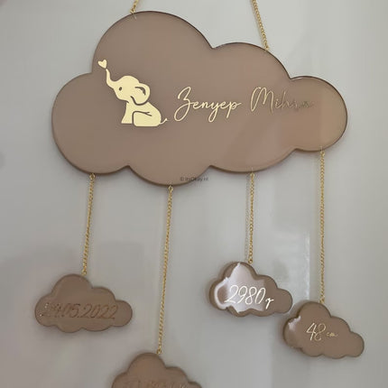 Siliconen Mal Geboorte / Verjaardag Wolk - #itsokay#