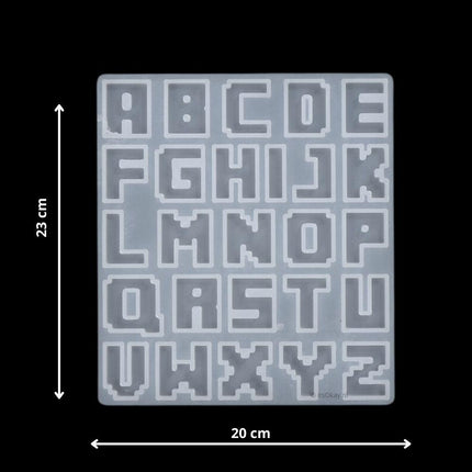 Siliconen Mal Grote Pixel Letters - #itsokay#