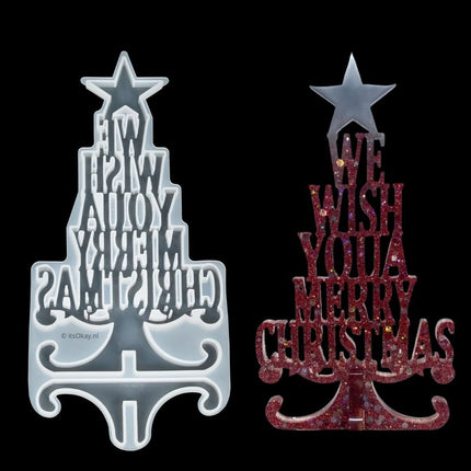 Siliconen Mal Kerst Decoratie 'We Wish You A Merry Christmas' - #itsokay#