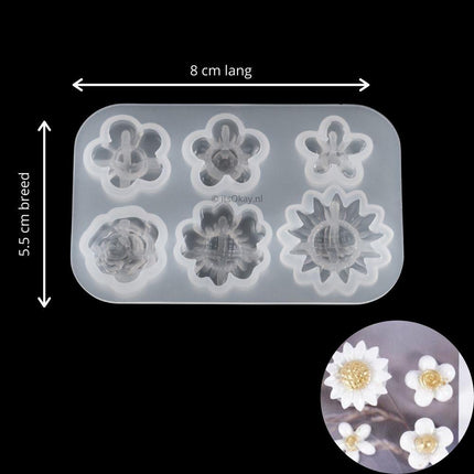 Siliconen Mal Kleine Bloemen - #itsokay#