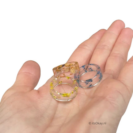 Siliconen mal met 8 ringmaten (Plat zijprofiel) - #itsokay#