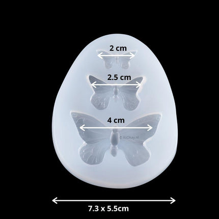 Siliconen Mal Mini Vlinders - #itsokay#