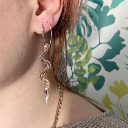 Siliconen Mal Slangen Oorbellen - #itsokay#