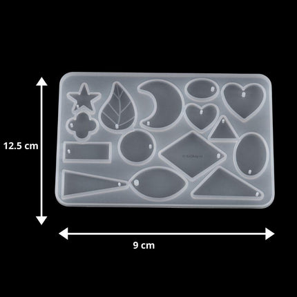 Siliconen Mal voor het maken van 15 hangers. - #itsokay#