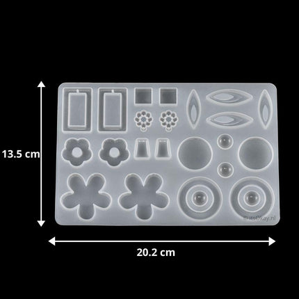 Siliconen Mal voor het maken van 22 hangers - #itsokay#