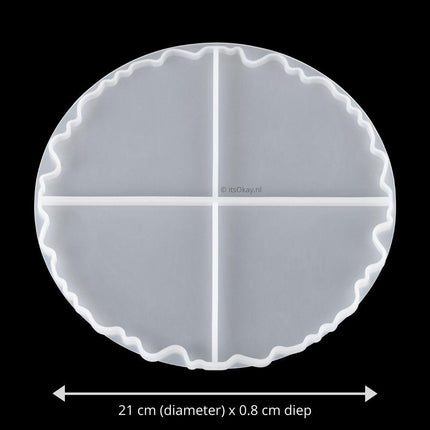 Siliconen Mal Wave Coaster Onderzetters - #itsokay#