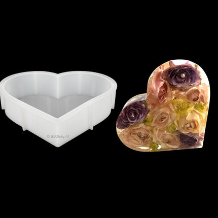 siliconen mal hart groot