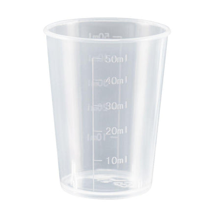 Stevige plastic mengbeker 50 ml (10 stuks) - #itsokay#
